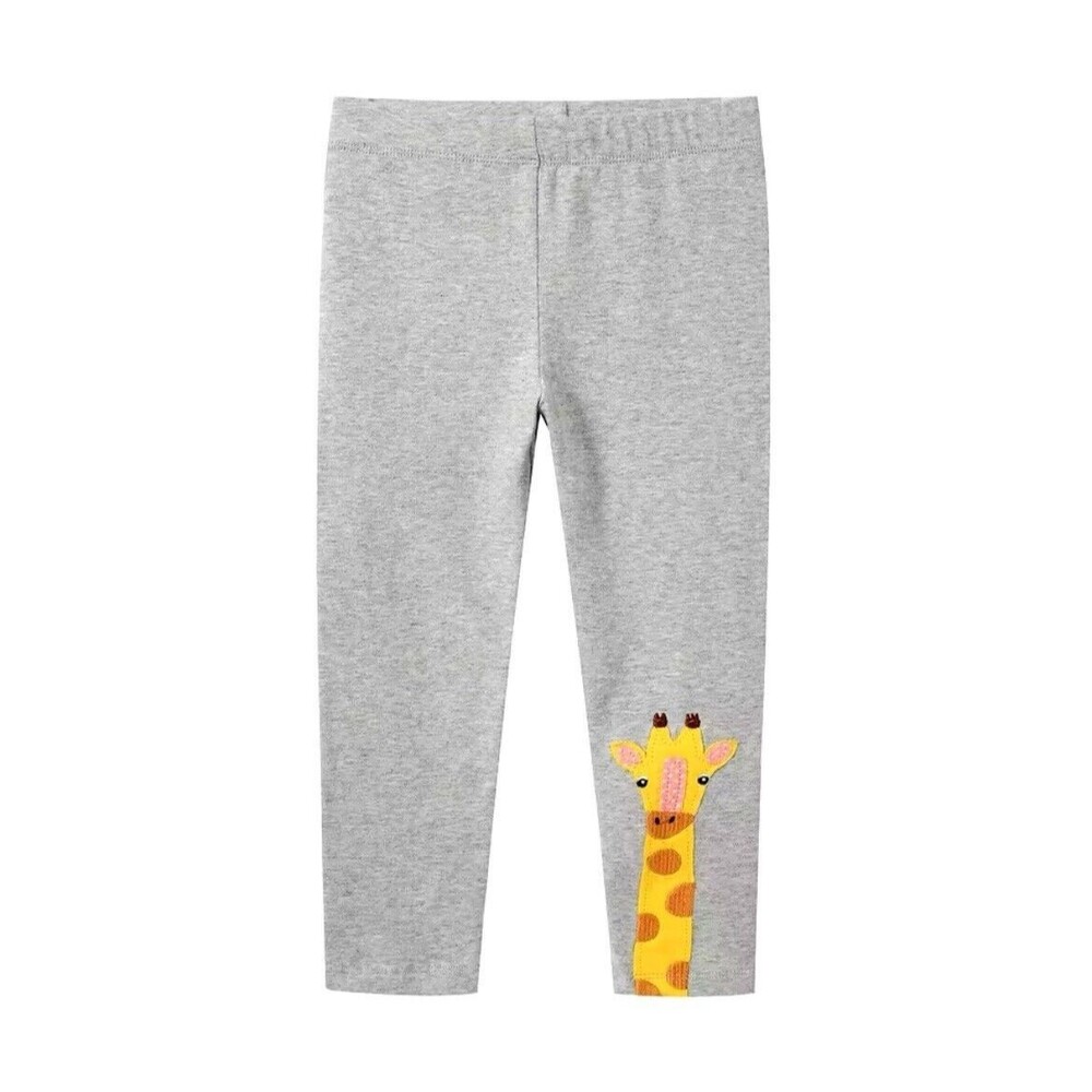 Los Angeles Boutique Giraffe 100% Cotton Girls Causal Stretch Pants Leggings 5